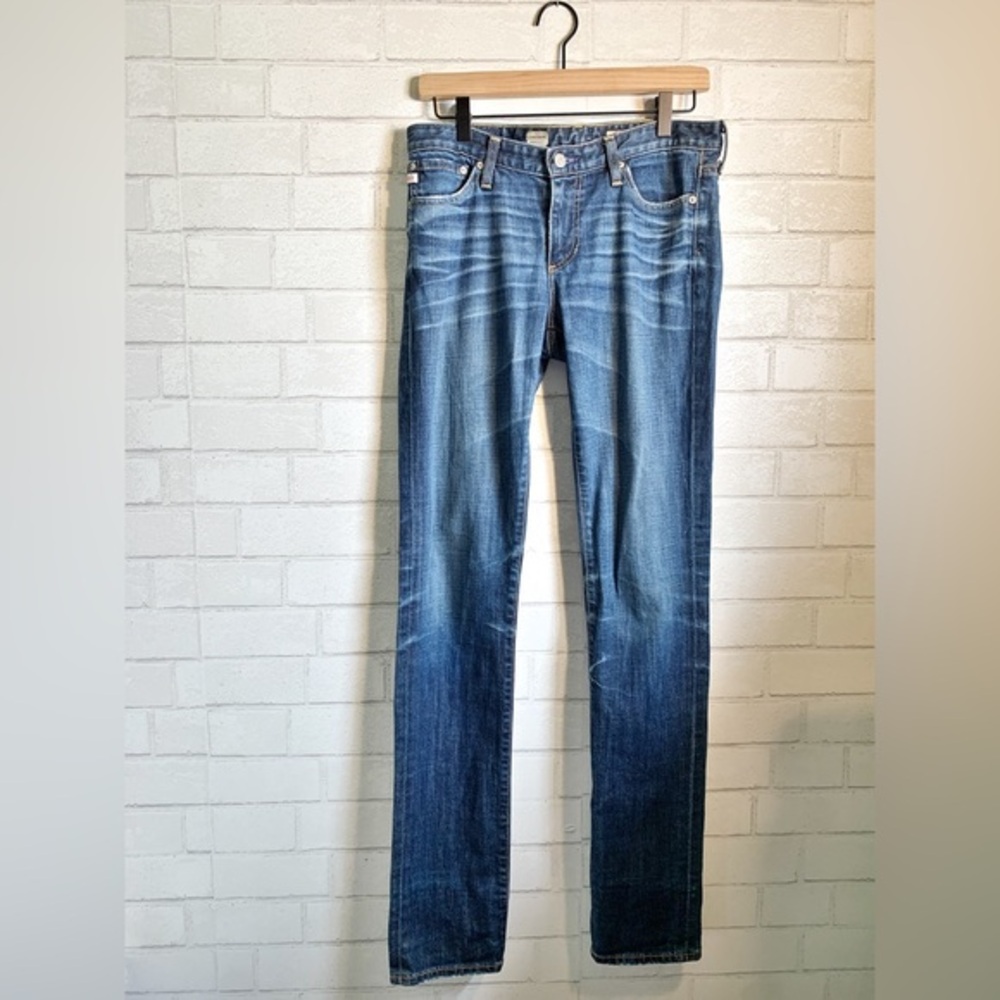 AG Adriano Goldschmied Premiere Skinny Straight Leg Low Rise Jeans 28R